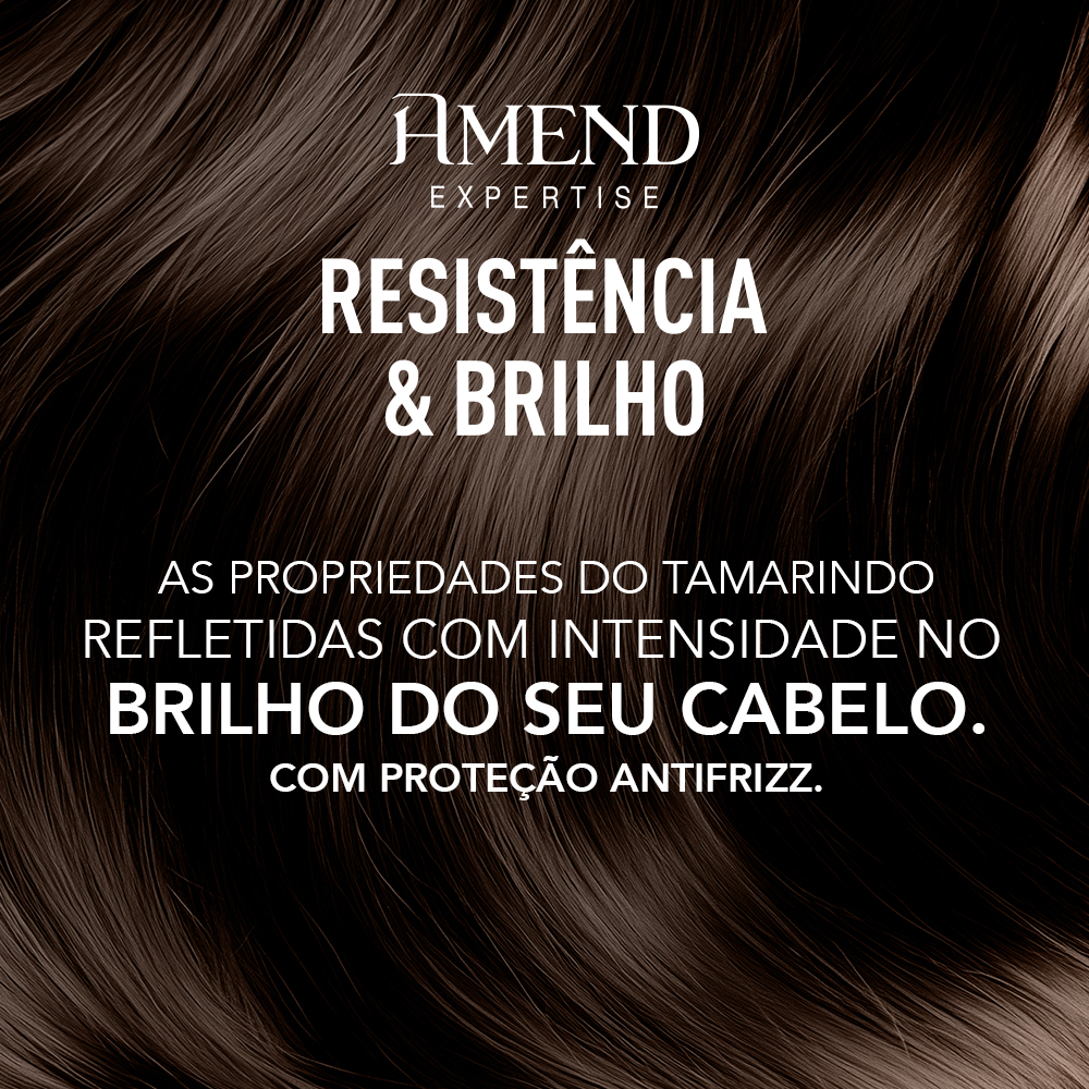 Condicionador Fortalecedor e Doador de  Brilho Amend Expertise Resistência & Brilho 250ml image number 4